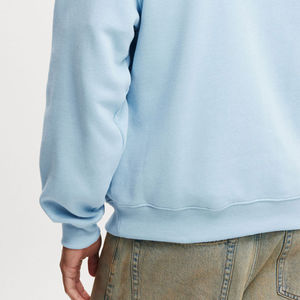 Oversize Men's Hoodie Hot Selling 100% Cotton <b>Thick</b> <b>Fleece</b> Embroidered Logo Custom Pocket Hip-hop Street Style Winter Hoodie - Product Image 5