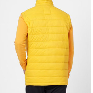 Gilet matelassé d'extérieur en toile pour homme, chaud et personnalisé, le plus vendu, 100 % polyester de haute qualité, sans manches, avec fermeture éclair et col montant - Product Image 4