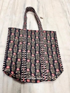 Bolsos de compras acolchados vintage Bolsos de mano acolchados bohemios elegantes Bolsos de mano de algodón hechos a mano para mujer Bolsos de mano acolchados promocionales - Product Image 5