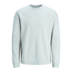 Sudaderas con cuello redondo personalizadas para gimnasio para hombre, gran tamaño de la mejor calidad para la temporada de otoño, diseño de estampado bordado de poliéster/algodón - Product Image 2