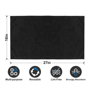 Toalla de gimnasio para Yoga, secado rápido, absorbente de sudor, microfibra ligera, ejercicio físico, correr, entrenamiento deportivo, toalla duradera - Product Image 2
