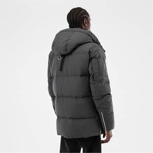 Veste longue style bomber matelassée 2025, nouveau style britannique, automne-hiver, manteau pour homme, motif entièrement chaud - Product Image 5