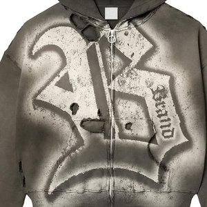 Factory-<b>Designed</b> Men's Hoodie High Quality 100% Cotton Fleece Mid-Weight 350 GSM Digital Printed Streetwear for Winter Trends - Product Image 6