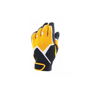 Gants de frappe de baseball en cuir de haute qualité, coupe ajustée, résistants aux intempéries, sensation naturelle, écologiques, bicolores, à pression, vente en gros OEM - Product Image 6