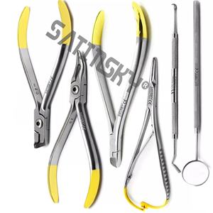 Alicates para instrumentos de ortodoncia dental, tubo bucal convertible, alicates para quitar tapas, instrumentos quirúrgicos alemanes fabricados - Product Image 3