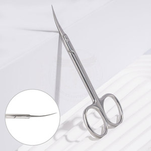 Tijeras para Uñas Curvas Portátiles de Acero Inoxidable - Herramienta Duradera para el Cuidado de las Uñas para Uso en Salón y en Casa, Disponible al por Mayor - Product Image 1