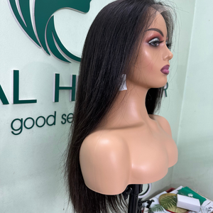 Cheveux humains de qualité supérieure pour femmes noires Cheveux brésiliens de densité 150%, fermeture frontale en dentelle suisse transparente HD, dentelle Hd - Product Image 6