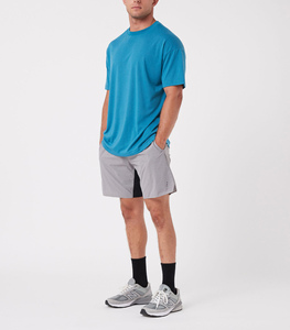 Nouveau style de pull surdimensionné en coton de haute qualité à épaules tombantes sur mesure t-shirt à manches courtes pour hommes - Product Image 4