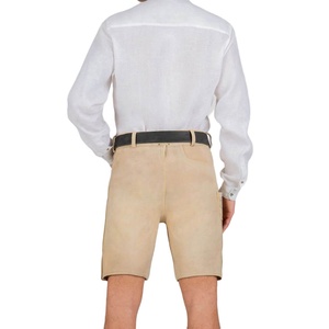 Pantalones cortos bávaros Lederhosen, auténticos Lederhosen alemanes, disfraz para el festival Oktoberfest para hombres. - Product Image 6