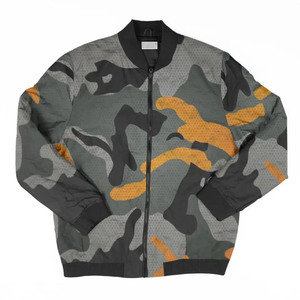 Gran oferta, chaqueta Bomber de Hip Hop de diseño personalizado, estampado completo sublimado con cierre de cremallera, nuevas características de moda y transpirables - Product Image 1