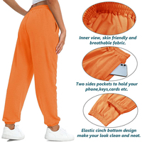 Pantalon de jogging athlétique de qualité supérieure pour femmes Pantalon de survêtement skinny personnalisé avec panneau arrière Vente à chaud Sexy Fitted 100% Cotton Joggers