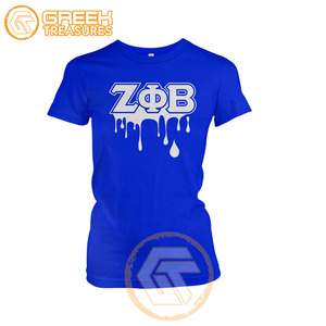เสื้อยืดผ้าฝ้าย Zeta phi Beta ออกแบบได้เองสำหรับผู้หญิงเหมาะสำหรับการตัดเย็บ - Product Image 2