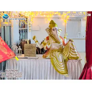 Most Beautiful Wedding Entrance Lord Ganesha Statue Wedding Foyer Fiber Ganesha Statue Traditional Hindu Wedding Entrance Ganesh