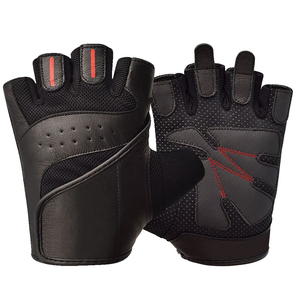 Guantes Deportivos de Neopreno de Alta Calidad Unisex, Medios Dedos, Personalizables, Antideslizantes, de Cuero, para Gimnasio, Entrenamiento, Deportes, Esquí - Product Image 1