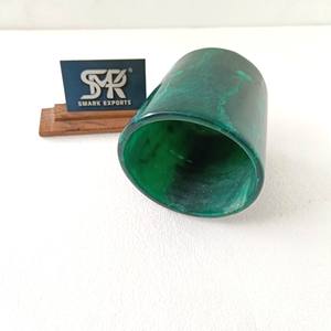 Vaso de Resina Verde Hecho a Mano con Efecto Mármol, Vaso para Beber Hecho a Mano para Café, Té, Jugo, Decoración del Hogar - Product Image 5