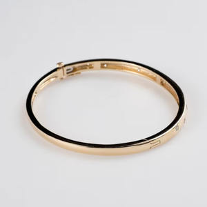 925 Sterling Silver Vintage Unisex <b>Bangles</b> 3.50 Ct Cut <b>Moissanite</b> Diamond Wedding Engagement Party Jewelry Gift Plated Options - Product Image 2