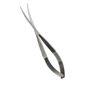 Tijeras quirúrgicas de microcirugía de acero inoxidable de precisión con mango de resorte Tijeras de disección oftálmica manual - Product Image 1