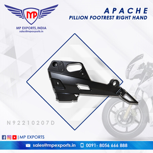 Repose-pieds droit de haute qualité pour moto TVS Apache RTR Series N92210207D - Product Image 3