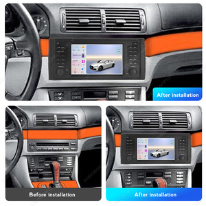MEKEDE <span class=keywords><strong>Autoradio</strong></span> 4 cœurs 8227 WiFi BT <span class=keywords><strong>2</strong></span> + 32G Car-play Auto Android Audio Lecteur de musique Multimédia GPS FM pour 7 pouces <span class=keywords><strong>E53</strong></span> E38 - Product Image 4