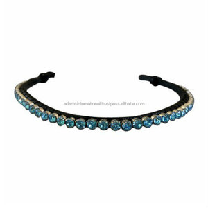 Cuero de caballo de alta calidad con cristal ostentoso, banda decorativa para cejas - Product Image 2