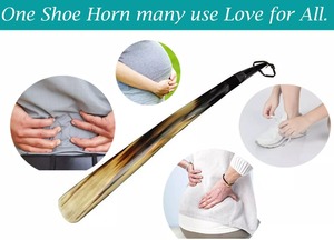 ฮอร์นรองเท้าวัวธรรมชาติทำด้วยมือเขาควายทำด้วยมือพร้อมดีไซน์รูปสัตว์ที่ไม่เหมือนใครรองเท้าขัดเงาคุณภาพสูงสำหรับรองเท้า - Product Image 6