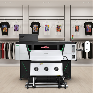 เครื่องพิมพ์ DTF แบบไม่ใช้ผงขนาด 60 ซม. รุ่นใหม่ พร้อมหัวพิมพ์ Epson I3200 ทำงานอัตโนมัติ ประสิทธิภาพสูง สำหรับเสื้อผ้าและเสื้อยืด - Product Image 1