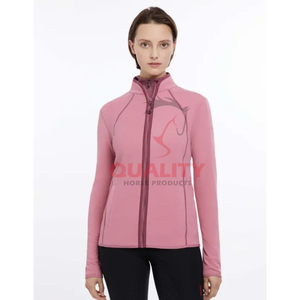 2025, el jersey a prueba de viento más vendido para mujer, elegante sudadera ecuestre, jersey de montar personalizado asequible y cálido para mujer - Product Image 1