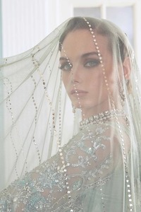 Vestido de Novia Tradicional Atemporal, Bordado, Largo hasta el Suelo, de Secado Rápido para Verano/Invierno, Vestido de Alta Calidad para Novias, para Fiestas - Product Image 6