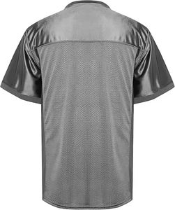 Pull de football unisexe personnalisé en sublimation, col en V, respirant, antibactérien, séchage rapide, écologique, couleurs personnalisées - Product Image 3