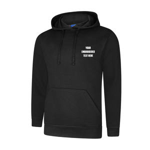 Venta al por mayor OEM muestra gratis hombres Sudadera con capucha 50 algodón 50 poliéster manga larga impresa Oversize pulóver sudaderas con capucha térmicas - Product Image 5