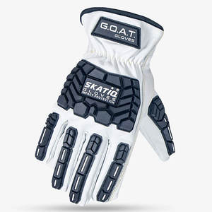 ORIGINAL SKATIQ SG-9010 the GOAT LINED CUT RESISTANT GOATSKIN IMPACT <b>SAFETY</b> <b>GLOVE</b> - Product Image 5