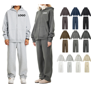 Wholesale Plus Size Men's Hoodies Full Zip up Custom Print Logo Hoodie for Men Blank Plain Fleece Oversized Zip Hoodie - Product Image 6