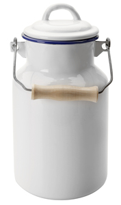 Brocca per il latte in acciaio smaltato vetrificato 1 L (Ibili 904301) - Product Image 1