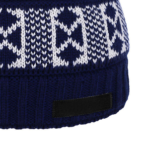 Logo personnalisé de haute qualité imprimé hiver chaud bonnet bonnet tricot motif Street Wear avec broderie à la main pour les scènes de voyage - Product Image 6