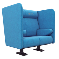 Vente directe d'usine, fauteuils inclinables électriques 2 places, sièges de cinéma, design moderne, cadre en acier, canapé de cinéma commercial pliable