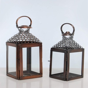 Farolillos marroquíes hechos a mano en color blanco candelabro de diseño elegante para decoración del hogar para Pascua - Product Image 6