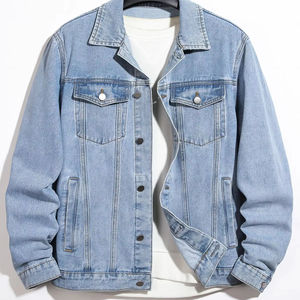 Vestes Denim Hiver Vintage pour Homme Bouton Avant 100% Coton Tendance Eco-Friendly 2025 Styles - Product Image 1