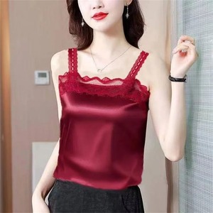 เสื้อกล้ามเซ็กซี่โชว์หลังเสื้อเอวลอยเสื้อผู้หญิง Y2k ทึบเปิดไหล่เสื้อท่อนบนสีกากีเสื้อท่อนบนแขนกุดสำหรับฤดูร้อน - Product Image 5