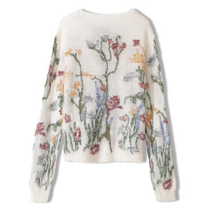 Cárdigan de Cachemira para Mujer, Estilo de Moda para Invierno, Suave, Cálido, Transpirable, Ligero, Cuello en V, Manga Larga, Cierre con Botones Cubiertos - Product Image 6