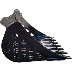 Changwoon CW03401 Riddle Bucket (QS60 <b>Cable</b> Tooth) Screening Excavator <b>Attachment</b> for 3-4 Ton Excavators High Strength Wear - Product Image 5