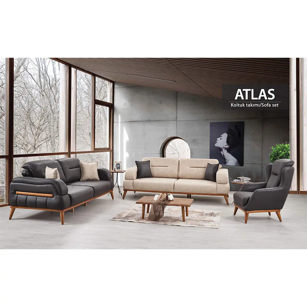 Moderne Woonkamer Meubels Sofa Set Sofa Bed Met Roestvrij Waterdichte Stof Turkse Meubels Chesterfield Sofa Set Met Bed