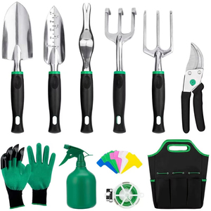 Kit d'outils de <span class=keywords><strong>jardinage</strong></span> personnalisable pour femmes, 24 pièces, bricolage, jardin de fleurs, plantes, ensemble de travail de taille, avec support OEM, cadeau parfait - Product Image 2