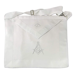 Customized Logo Printed Masonic Aprons for Best Sale Hot Selling High Quality Breathable Masonic Aprons - Product Image 1