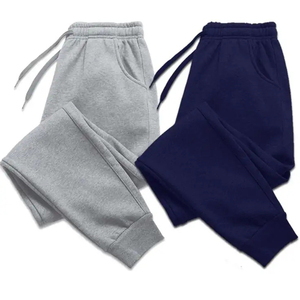 Pantalons de survêtement personnalisés pour hommes Joggers de haute qualité 100% tissu éponge polaire brodé sérigraphie conception taille élastique lâche - Product Image 4