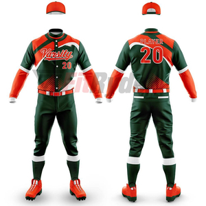 Uniforme de béisbol Unisex de alta calidad, el mejor diseño, ropa deportiva de poliéster de secado rápido, peso ligero y personalizada para adultos - Product Image 1