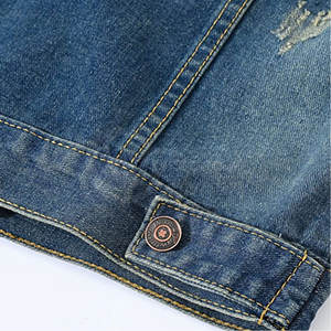 Diseño único, precio al por mayor, chaleco vaquero para hombre, fabricado en Pakistán, 100% algodón, informal, transpirable, prendas de vestir exteriores de invierno personalizables - Product Image 4