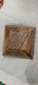 ชามไม้ธรรมชาติเคลือบเงาแบบอินเดีย ใช้แล้วทิ้ง ขนาดเล็ก - Product Image 3