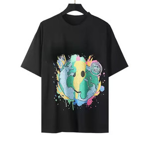 2025 nueva llegada Unisex Vintage 230gsm peso pesado Sunfaded ácido lavado Camiseta 100% algodón de alta calidad para hombres y mujeres - Product Image 6
