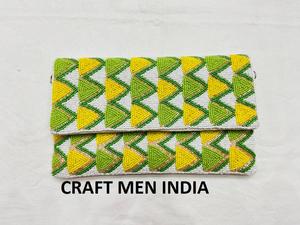 Embrague hecho a mano para mujer 2025 nuevo diseño de cuentas de semillas bordado accesorio de moda para fiestas y noches - Product Image 2