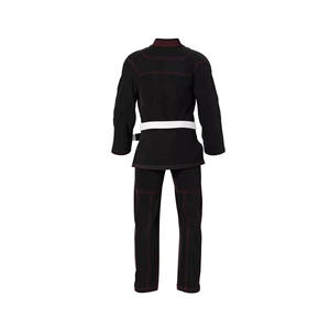 White Customizable Karate Uniform with <b>Elastic</b> Lightweight Quick Dry Breathable <b>Belt</b> Training Suit 100% Cotton High Quality - Product Image 4